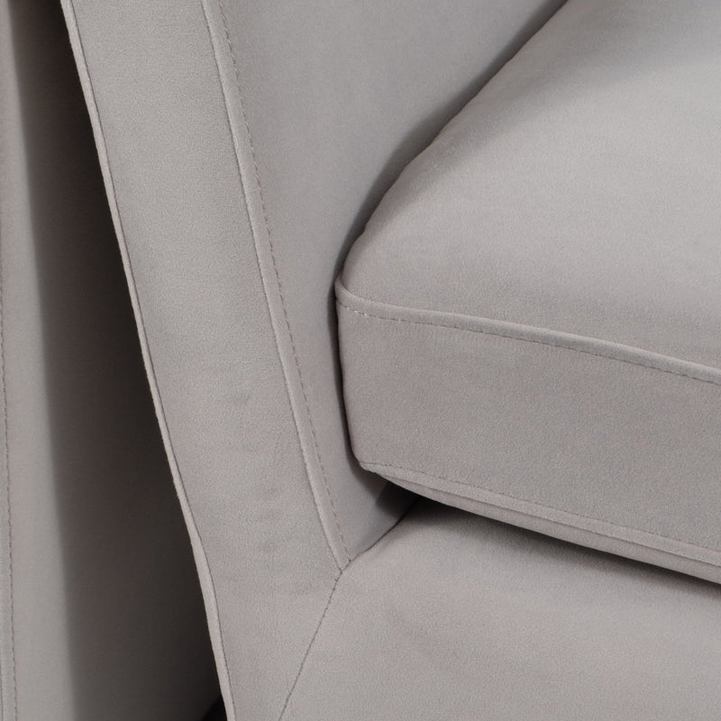 42" Larsson Accent Chair, Gray - Al Rugaib Furniture