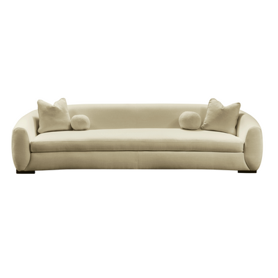 Boucle Linen 4 Seater Sofa (280cm)