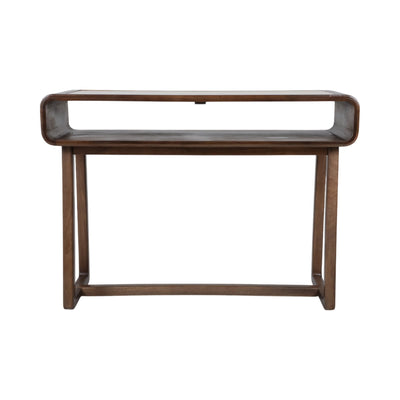 42x30" Travertine Inlay Console Table, Brown - Al Rugaib Furniture