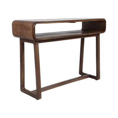 42x30" Travertine Inlay Console Table, Brown - Al Rugaib Furniture