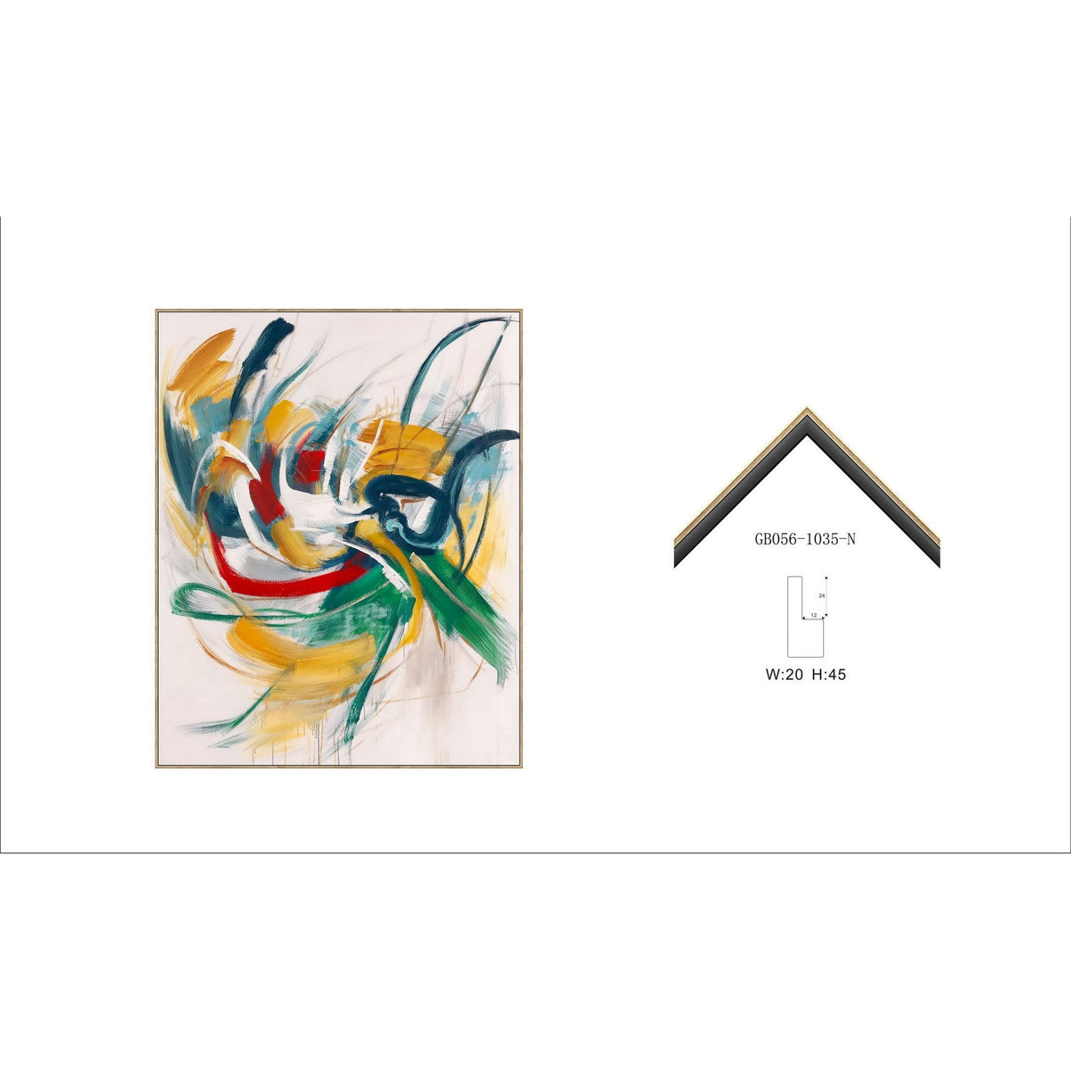 42x52 ABSTRACT ON CANVAS, MULTI Wall Art| Sagebrook Home