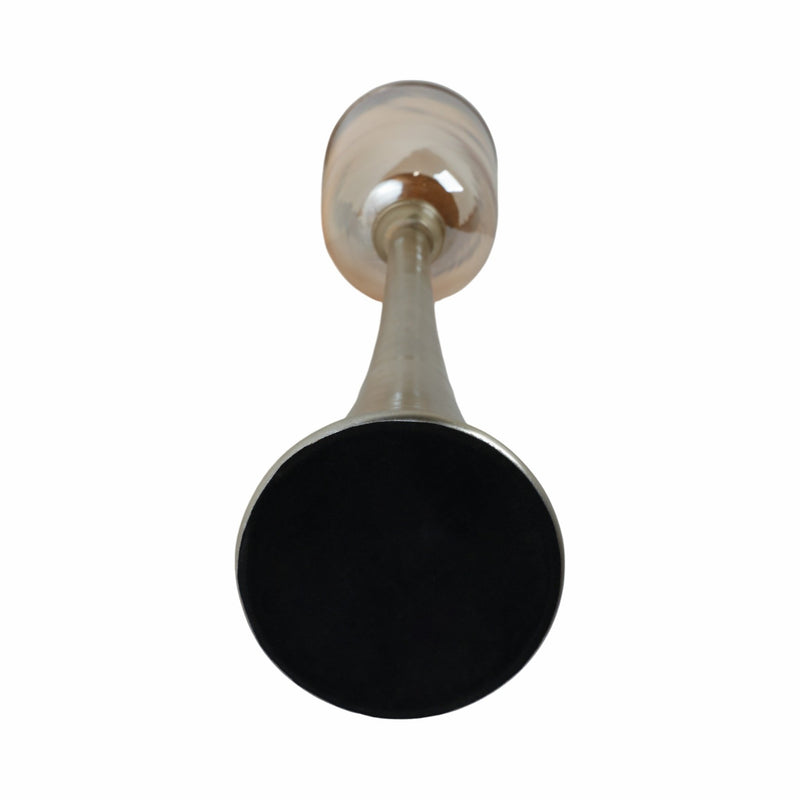 43" Illum Large Gold Glass Candle Hurricane - Al Rugaib Furniture