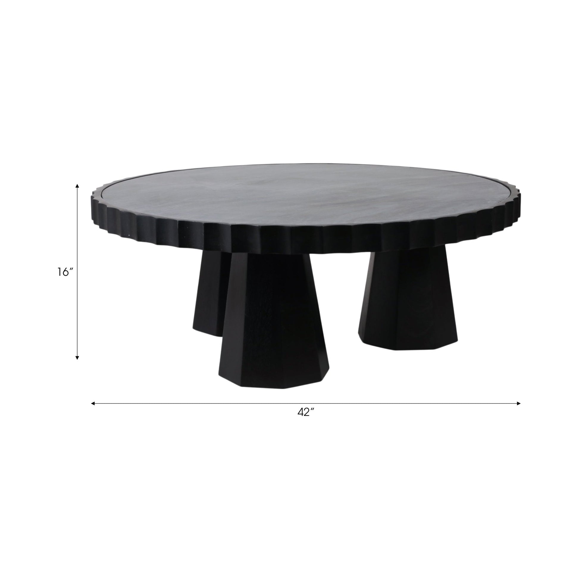 43" Luzia Metallic Marble And Wood Coffee Table, B Coffee Tables| Sagebrook Home