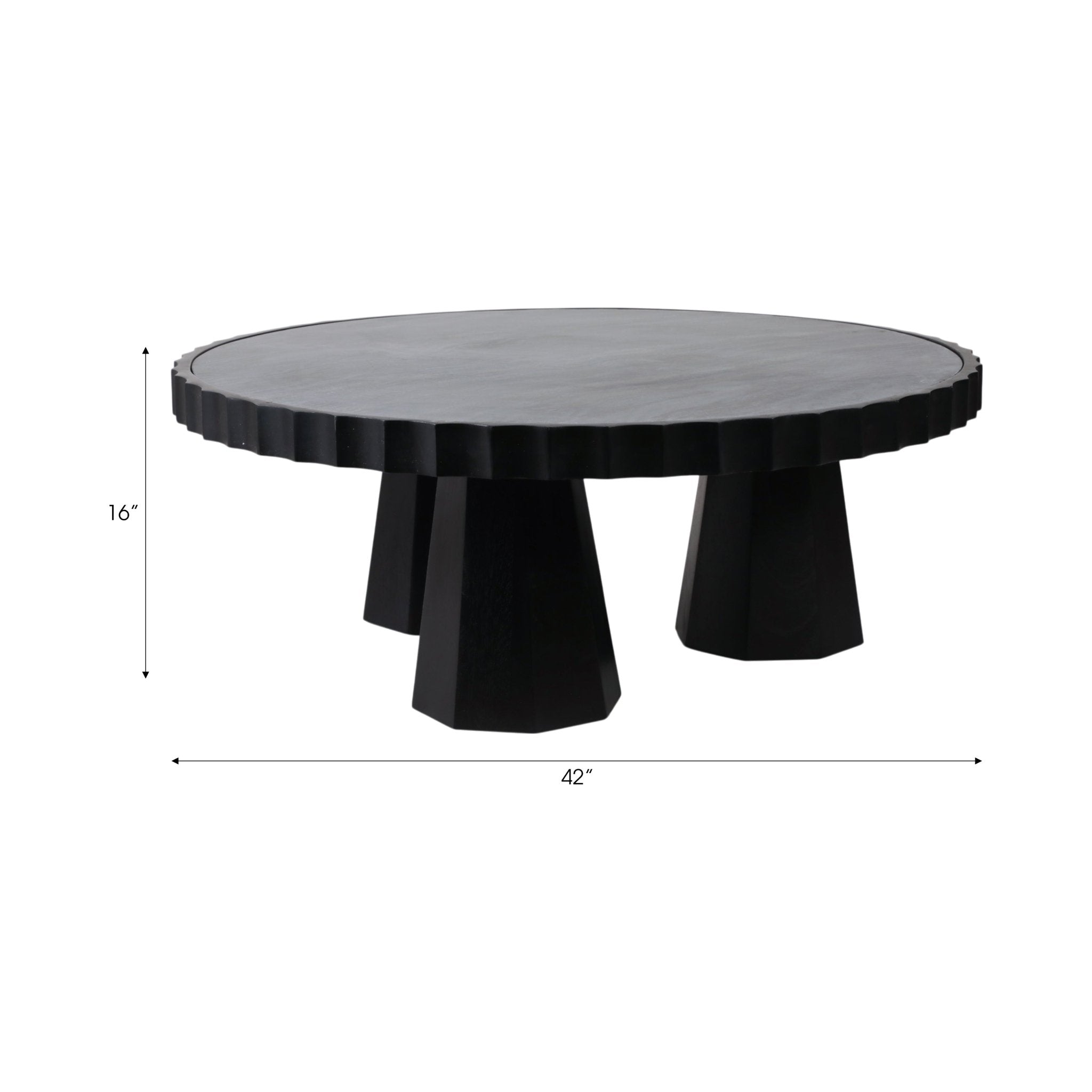 43" Luzia Metallic Marble And Wood Coffee Table, B Coffee Tables| Sagebrook Home