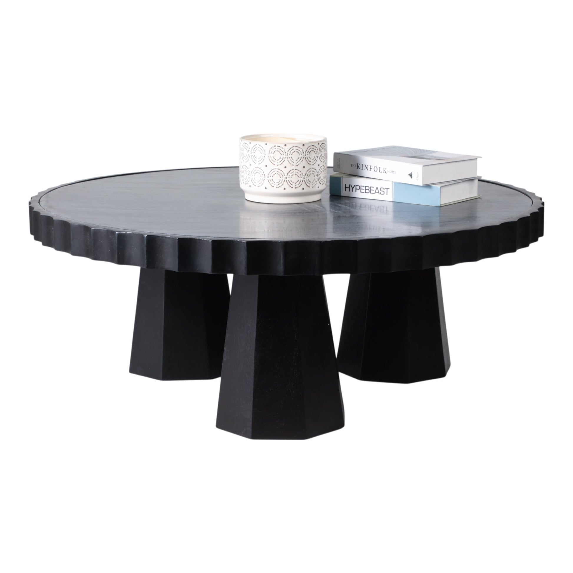 43" Luzia Metallic Marble And Wood Coffee Table, B Coffee Tables| Sagebrook Home