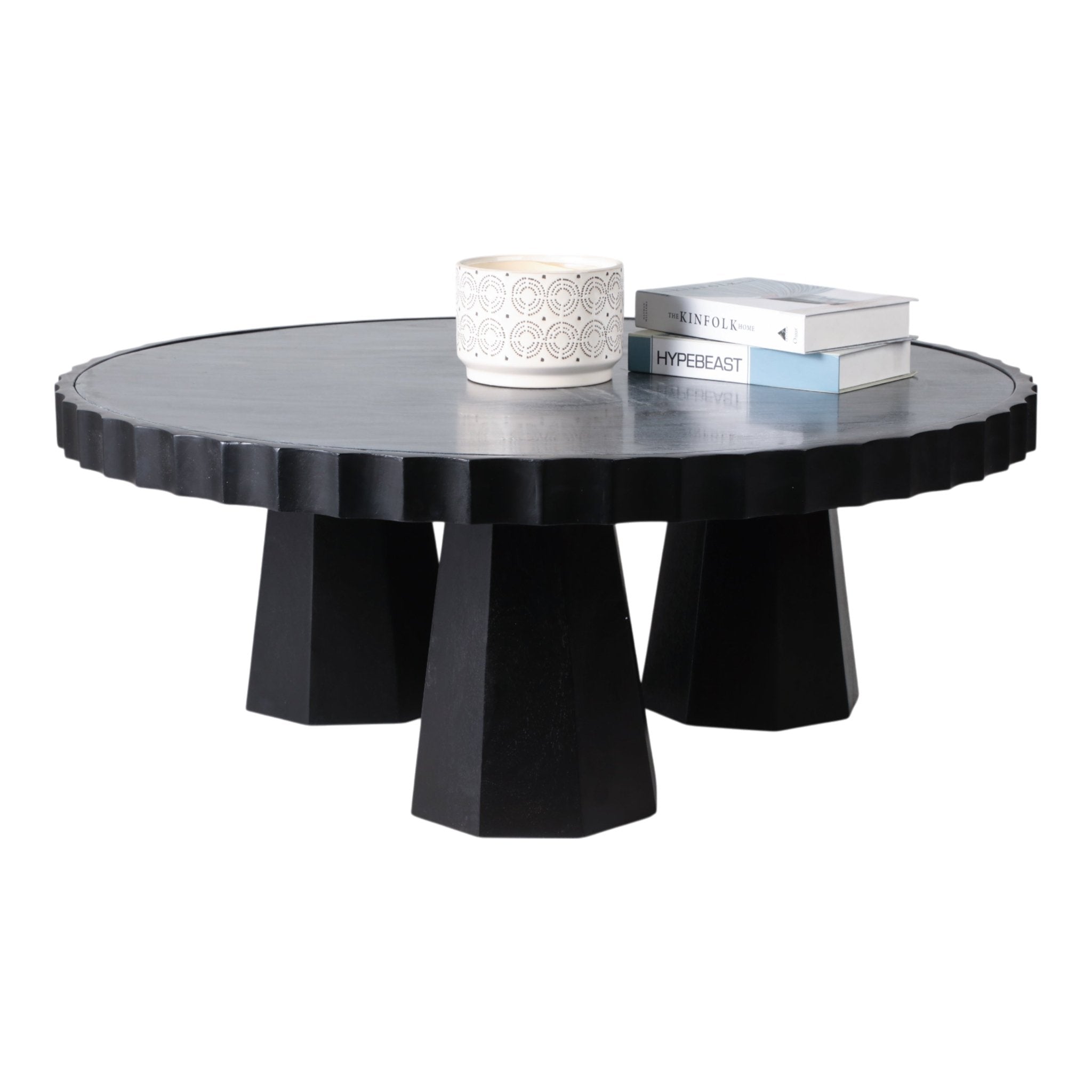 43" Luzia Metallic Marble And Wood Coffee Table, B Coffee Tables| Sagebrook Home