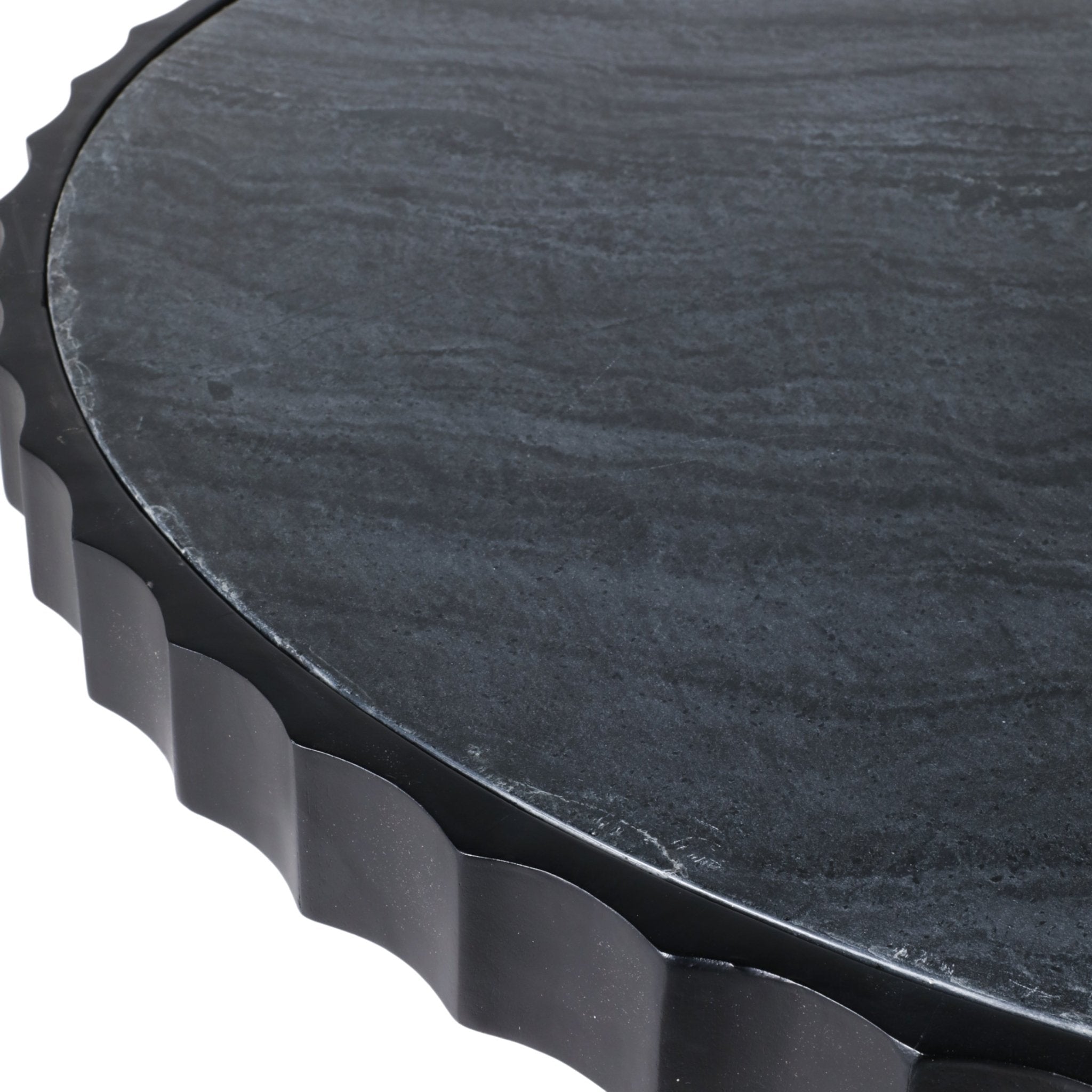 43" Luzia Metallic Marble And Wood Coffee Table, B Coffee Tables| Sagebrook Home