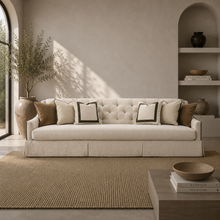 York Beige Sofa 301cm