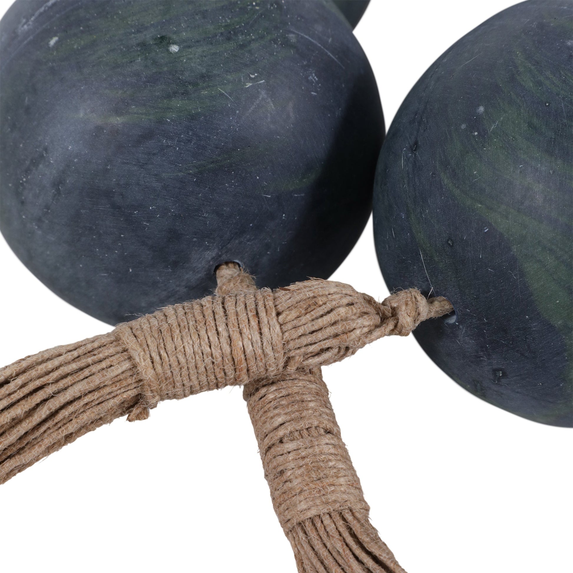 46x3" Marbled Bead Garland, Blue Table Decors| Sagebrook Home