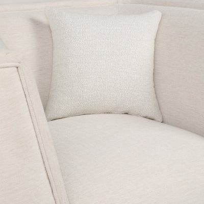 47" Preito Accent Chair, Ivory/beige - Al Rugaib Furniture