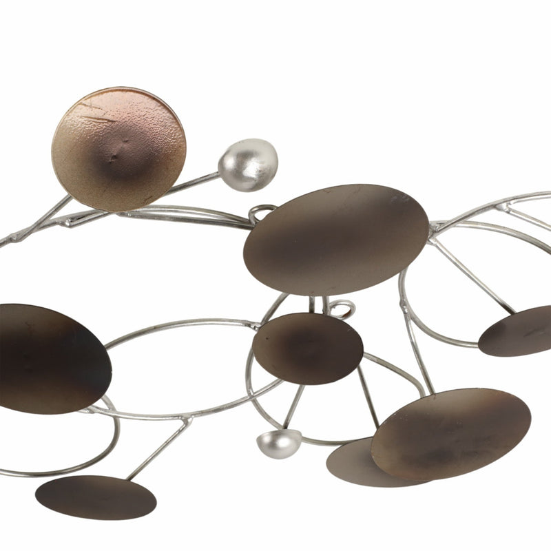 47" Small Discs Metal Wall D?cor Multi - Al Rugaib Furniture