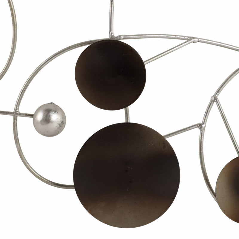 47" Small Discs Metal Wall D?cor Multi - Al Rugaib Furniture