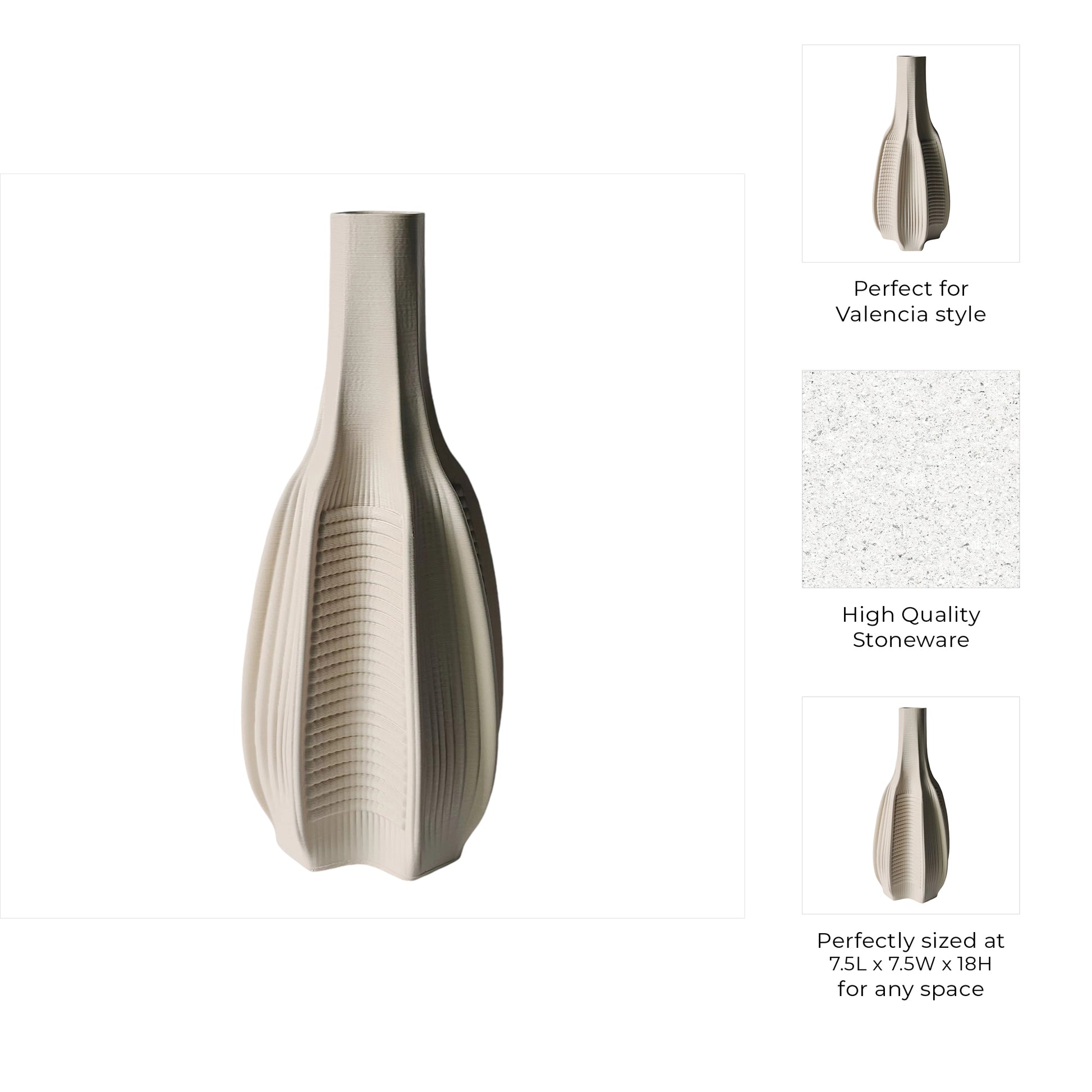 فاز ترافورد المطبوع ثلاثي الأبعاد Trafford 3d Printed Vase