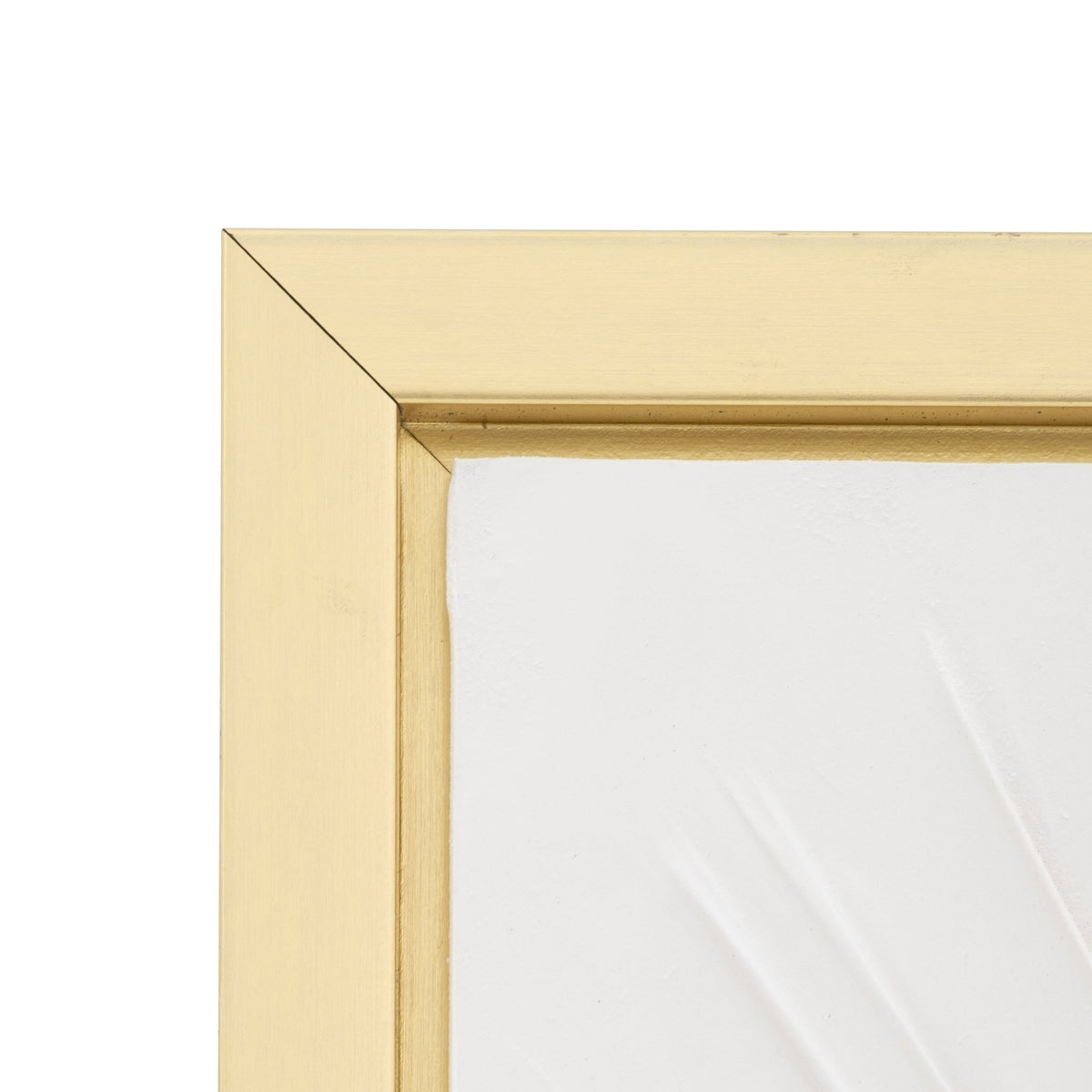 47X59, HAND PAINTED TWIST, WHT/GLD Wall Art| Sagebrook Home