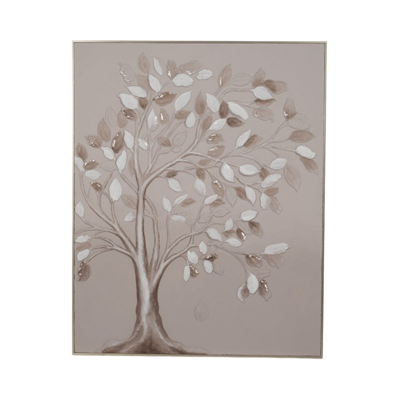 47x59 Tangra Tree Dimensional Plaster Wall Art - Al Rugaib Furniture