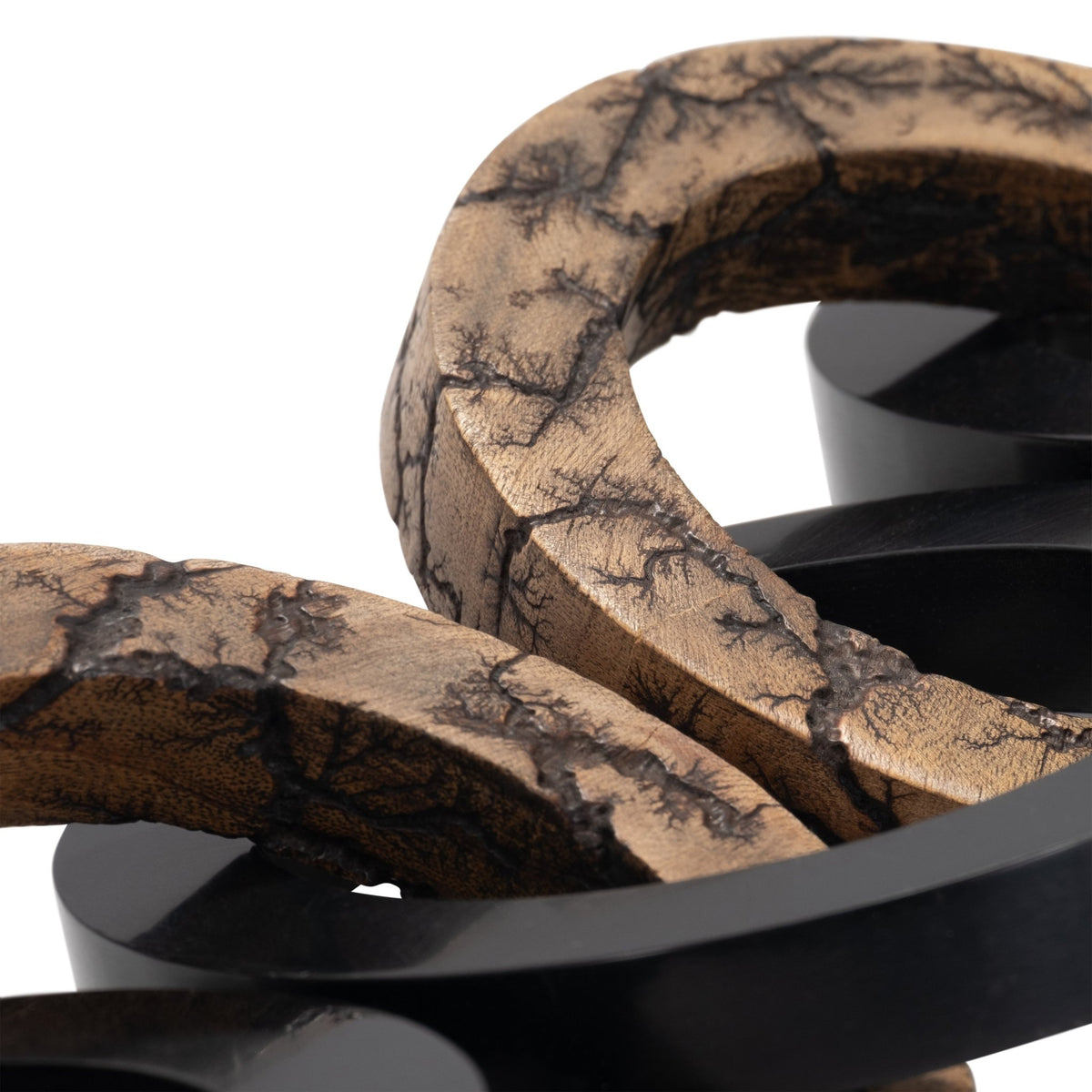 48" Kanu Wood And Resin Link Chain Table Decors| Sagebrook Home