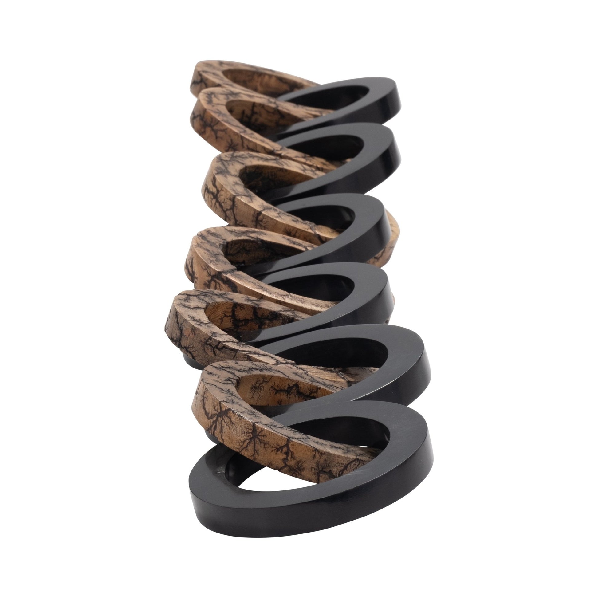 48" Kanu Wood And Resin Link Chain Table Decors| Sagebrook Home