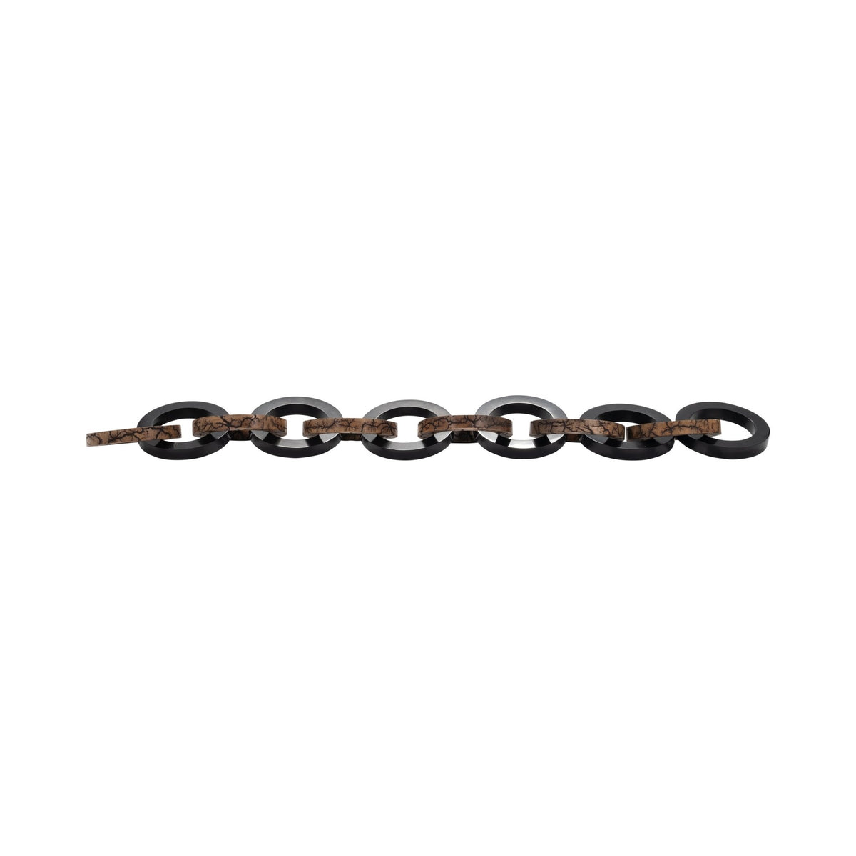48" Kanu Wood And Resin Link Chain Table Decors| Sagebrook Home
