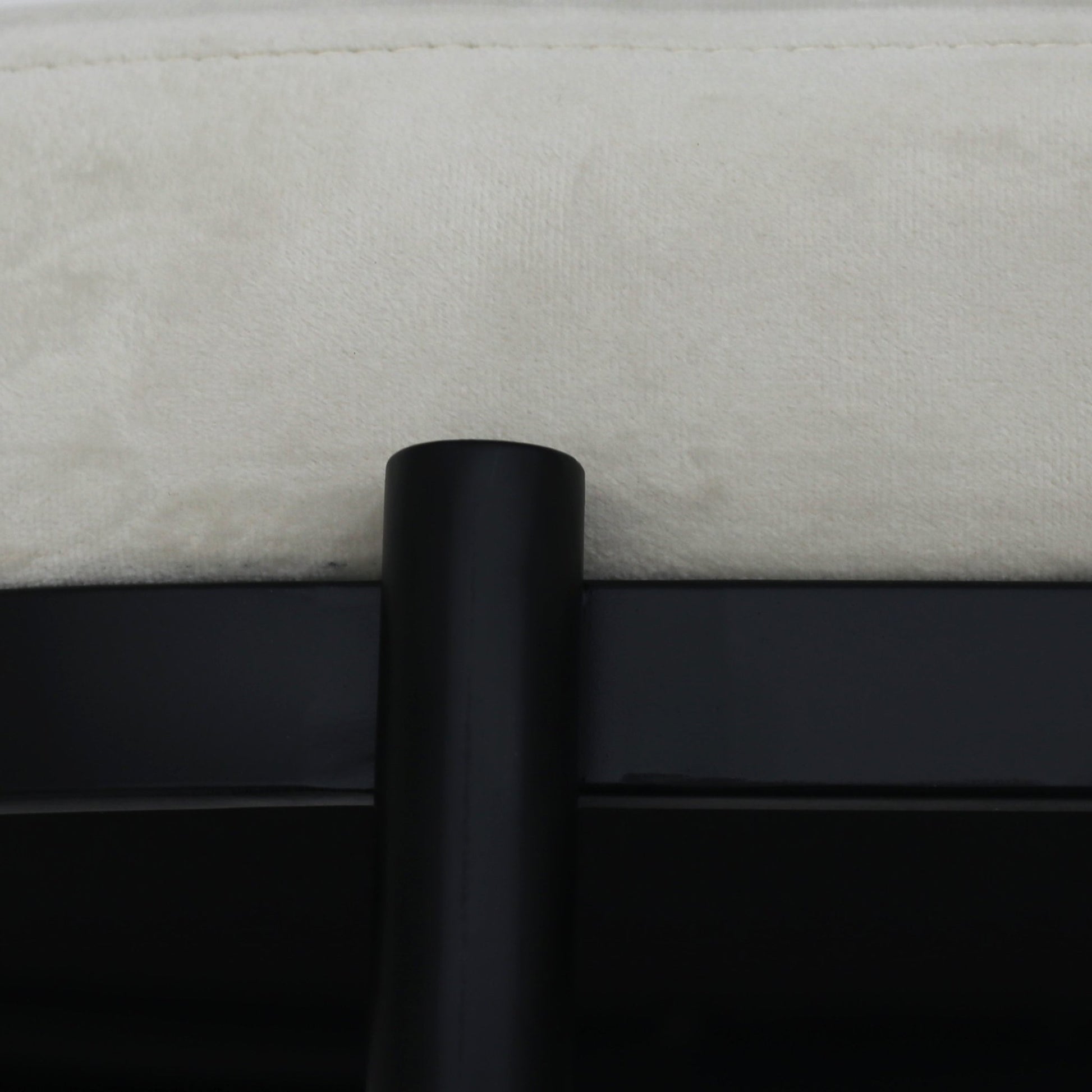 48" KINROSS CREAM VELVET BENCH Benches| Sagebrook Home
