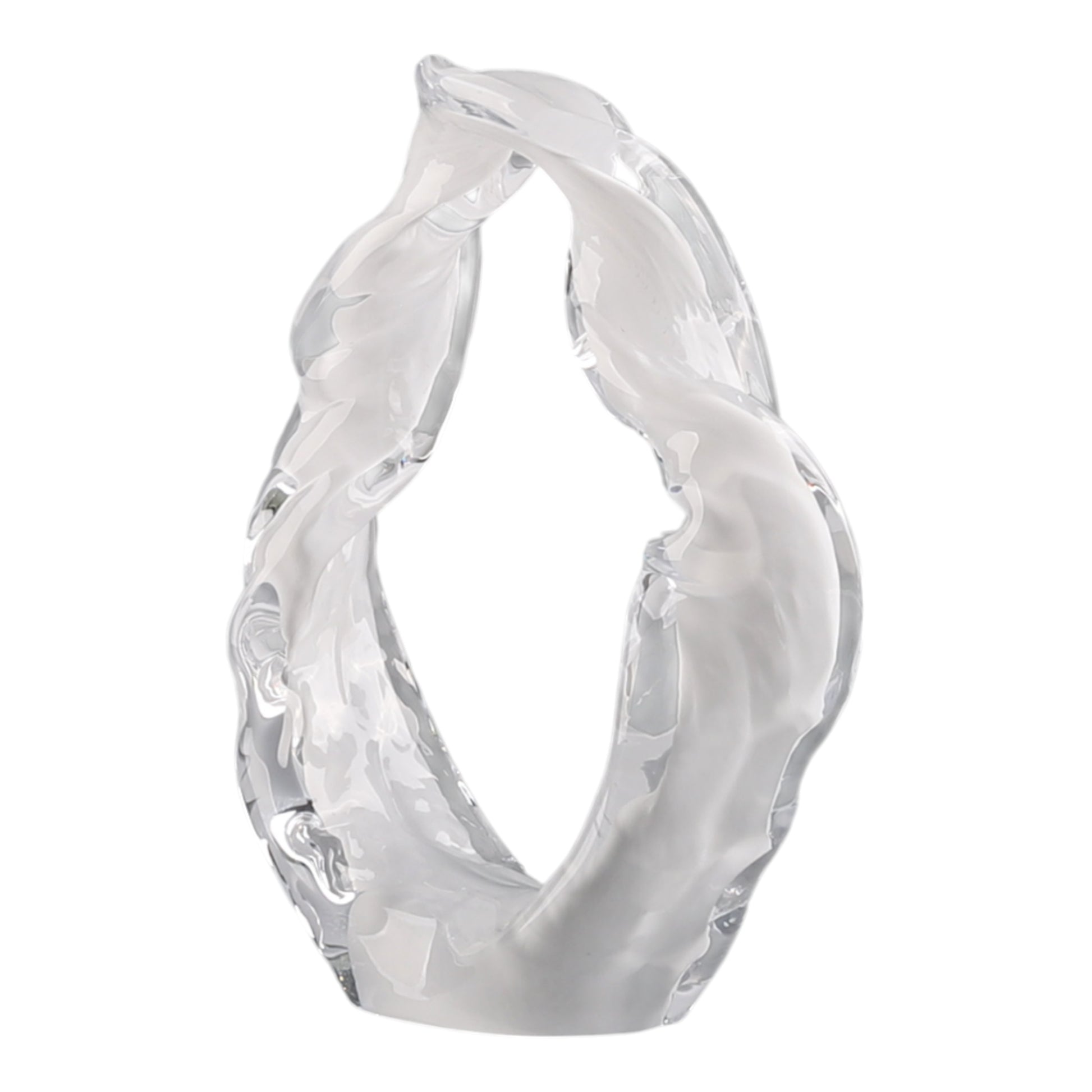 نحت زجاجي أبيض من سيدون Sidon White Glass Sculpture