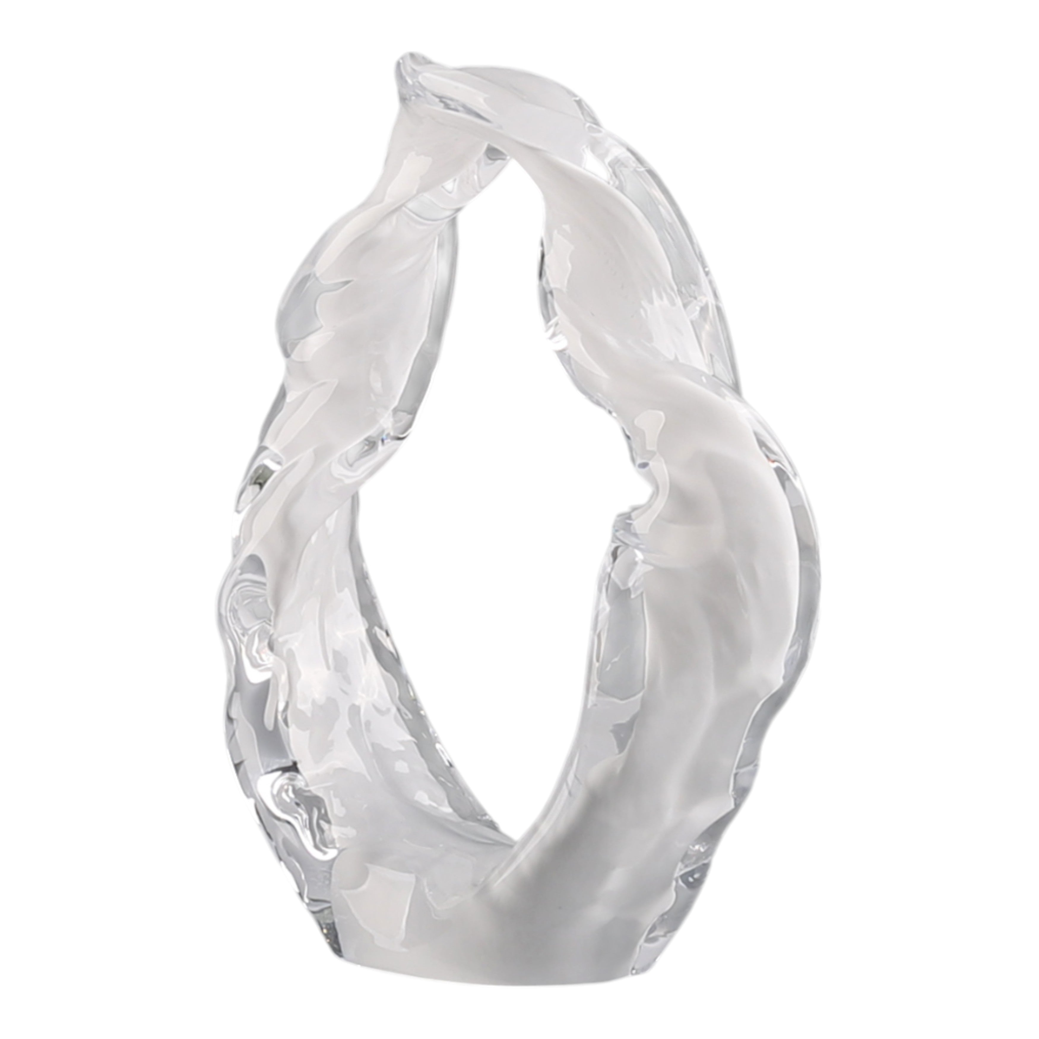 نحت زجاجي أبيض من سيدون Sidon White Glass Sculpture