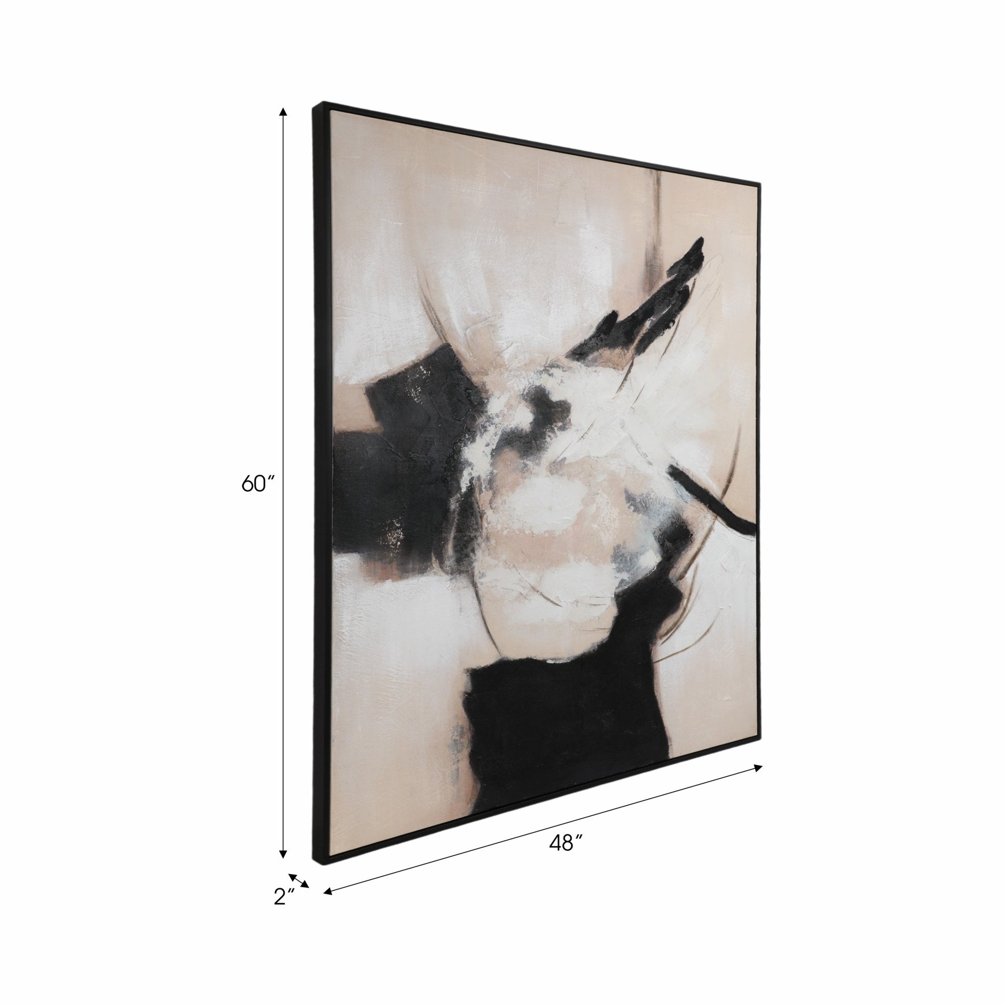 48X60 UZIMA HANDPAINTED WALL ART Wall Art| Sagebrook Home