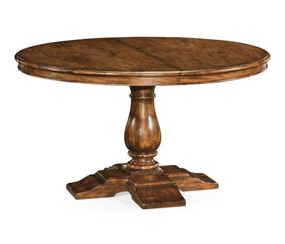 JC Edited - Casually Country Collection - 55 Circular Extending Dining Table in Country Walnut