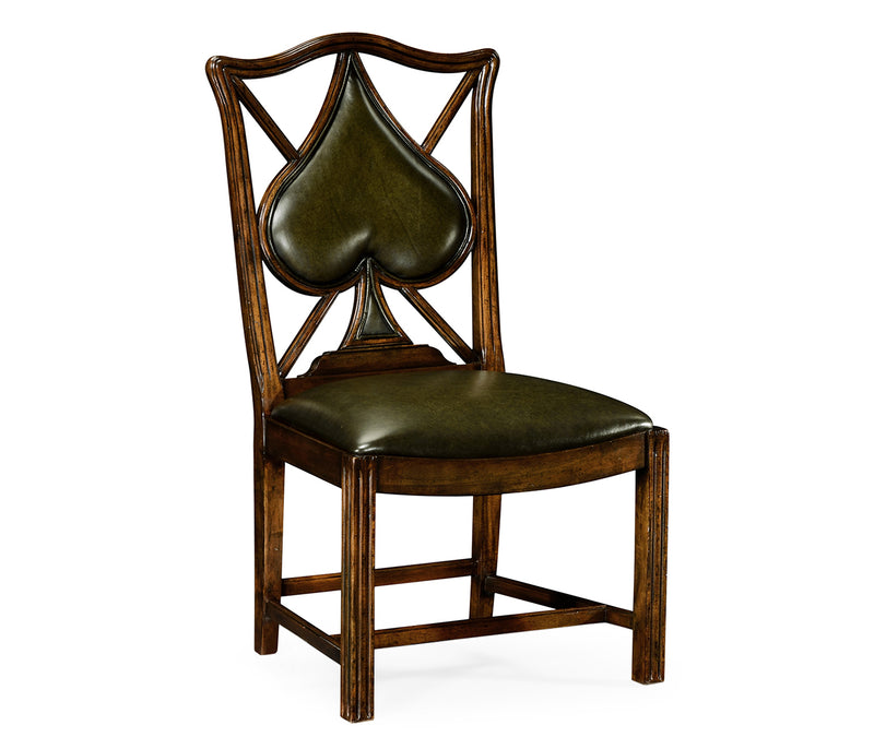 Windsor Collection - Playing Card Spade Side Chair