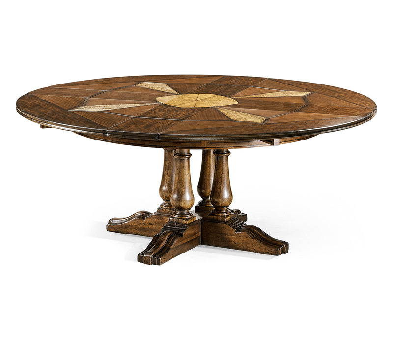 Country Farmhouse Collection - 59 Round Country Extending Dining Table