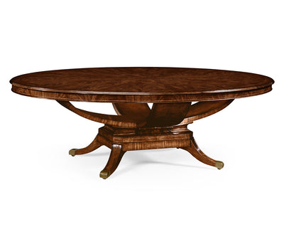 Buckingham Collection - 96 Biedermeier Style Mahogany Oval Dining Table