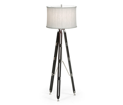 JC Edited - Architects House Collection - 64 Black Mocha Oak Architectural Floor Lamp