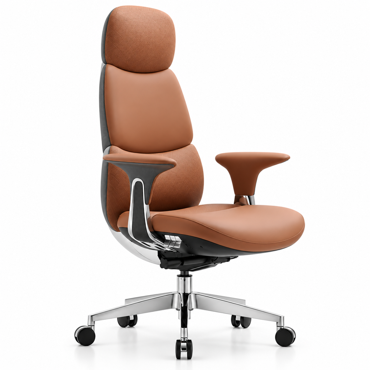 High Back Chair - Brown X03