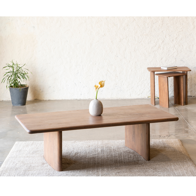 Milav COFFEE TABLE Wooden Top