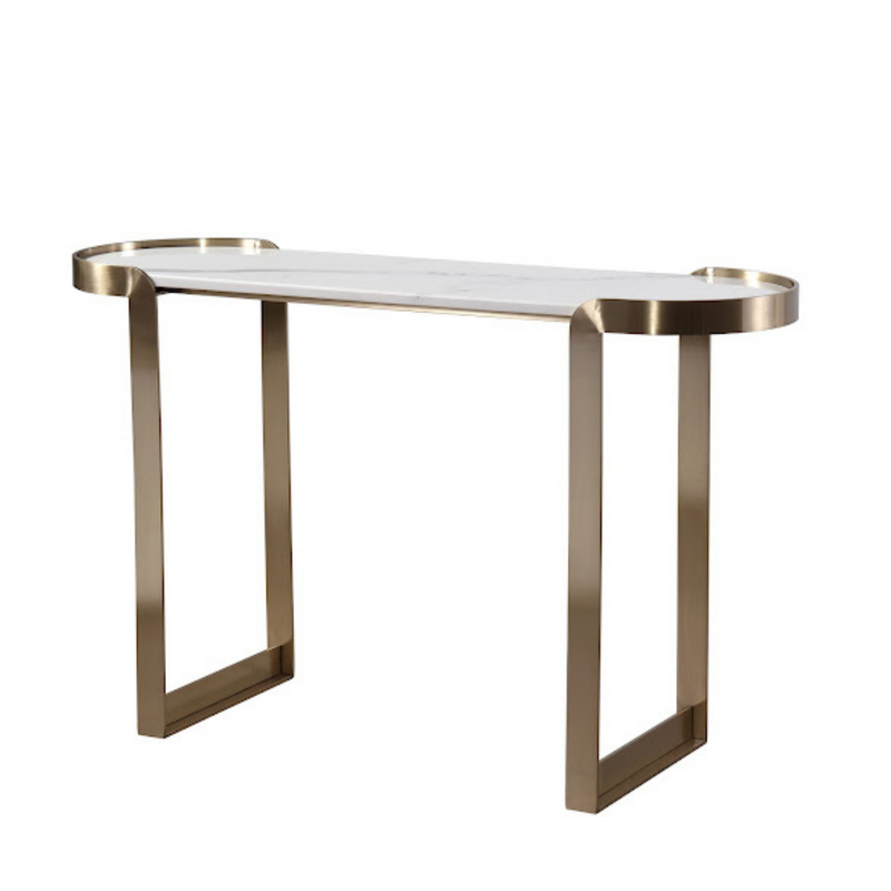 Artifical Mrable Top Console Table