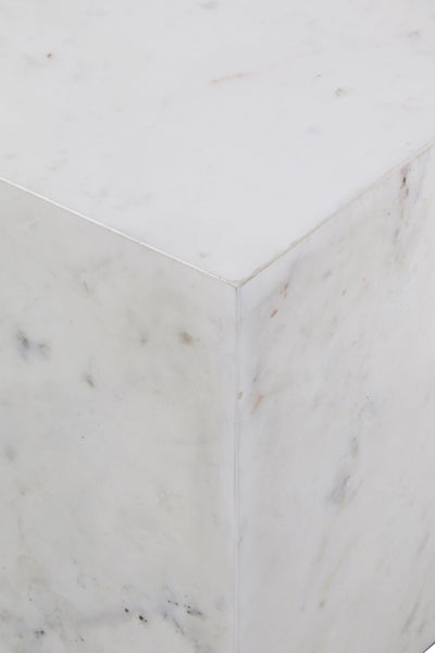 End Table Kailashpri white marble