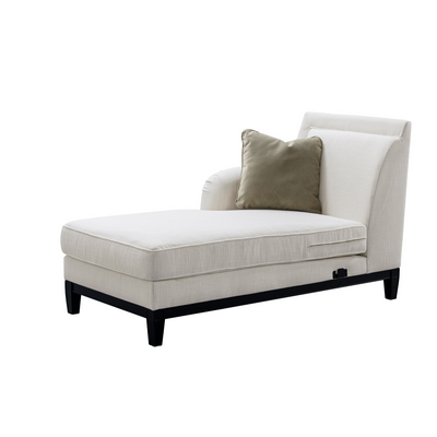 Romanian Key Beige Sectional Right Chaise