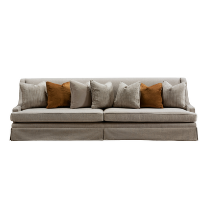 Anabelle Beige 4 Seater Sofa (280cm)