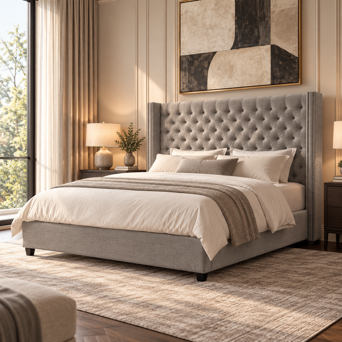 Tranquil Nest Grey (King/Queen) - Queen