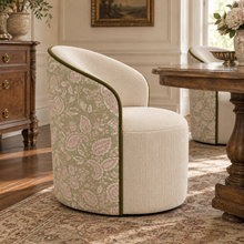 Alpine Retreat Dining Green Swivel Chair