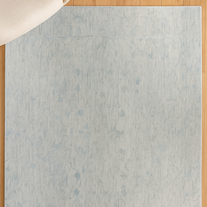 Pastel Blue Milky Blue Rug