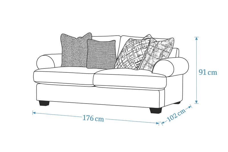 Elegant Off-White Living Room Set