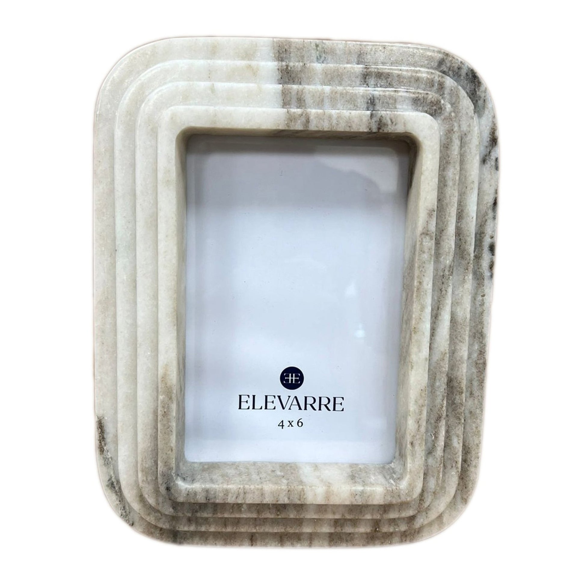 4x6 Duval Marble Photo Frame Table Decors| Sagebrook Home