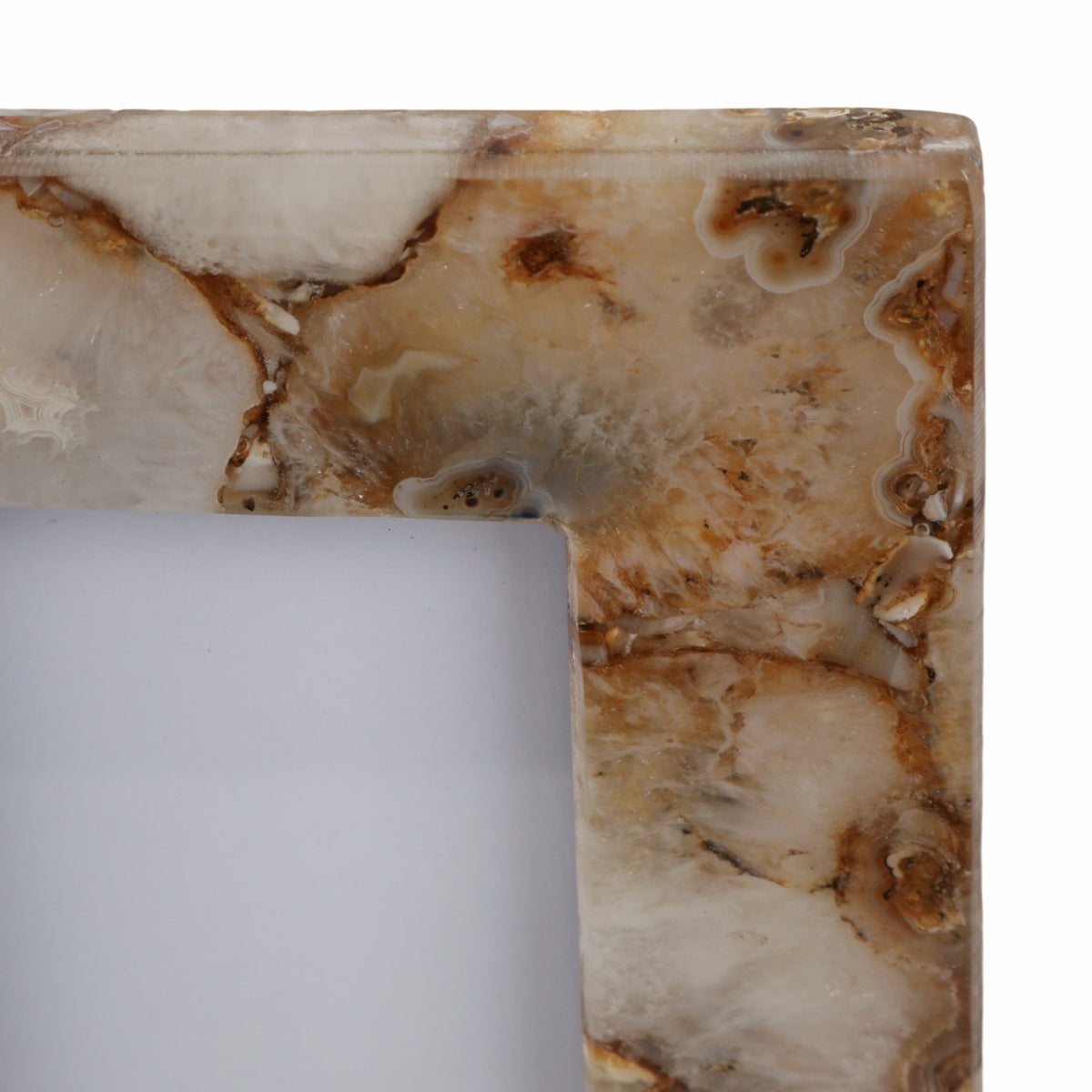 4x6 Mankato Brown Agate Photo Frame Table Decors| Sagebrook Home