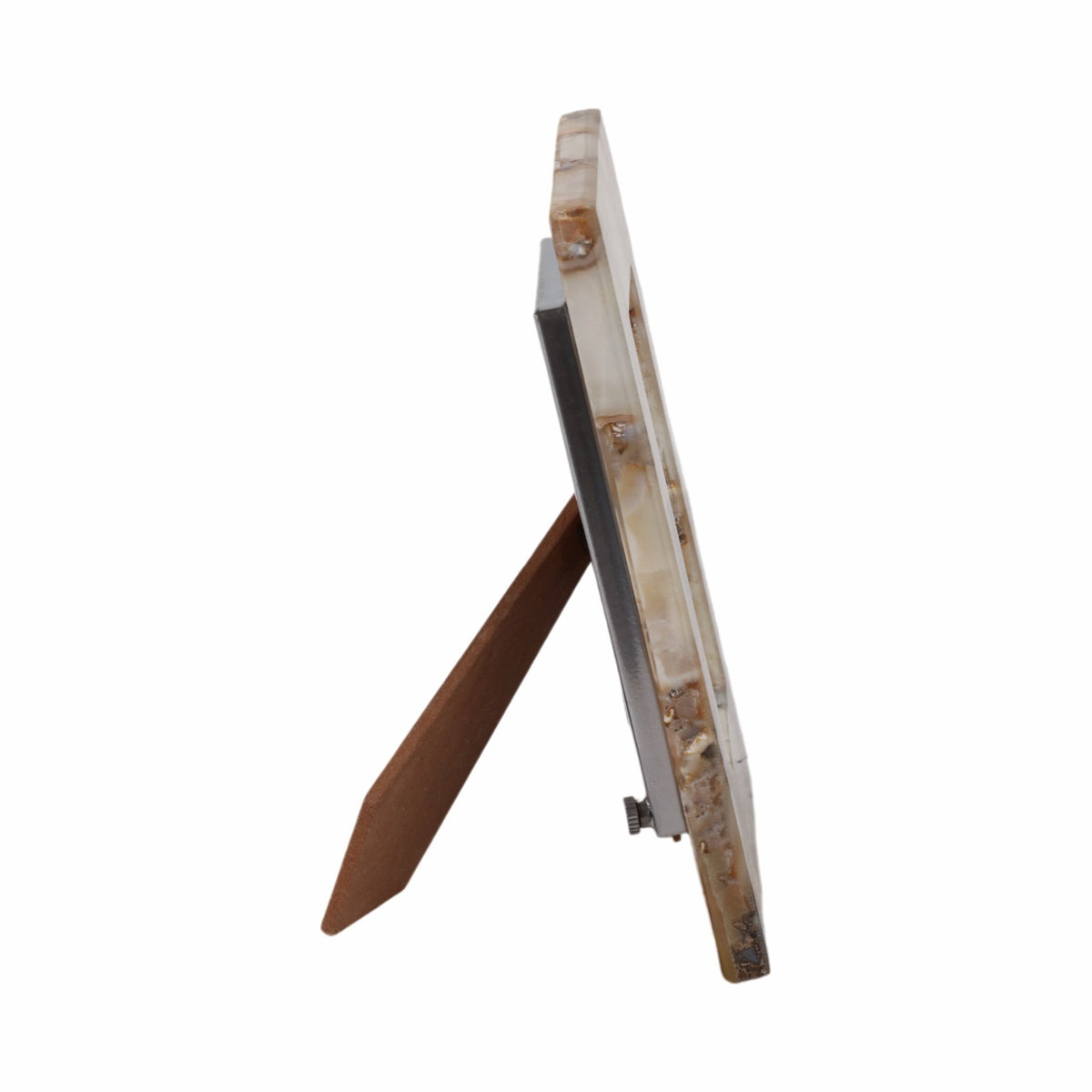 4x6 Mankato Brown Agate Photo Frame Table Decors| Sagebrook Home