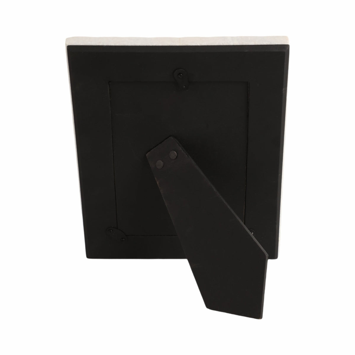 4x6 Marble Ridged Photo Frame, White Table Decors| Sagebrook Home