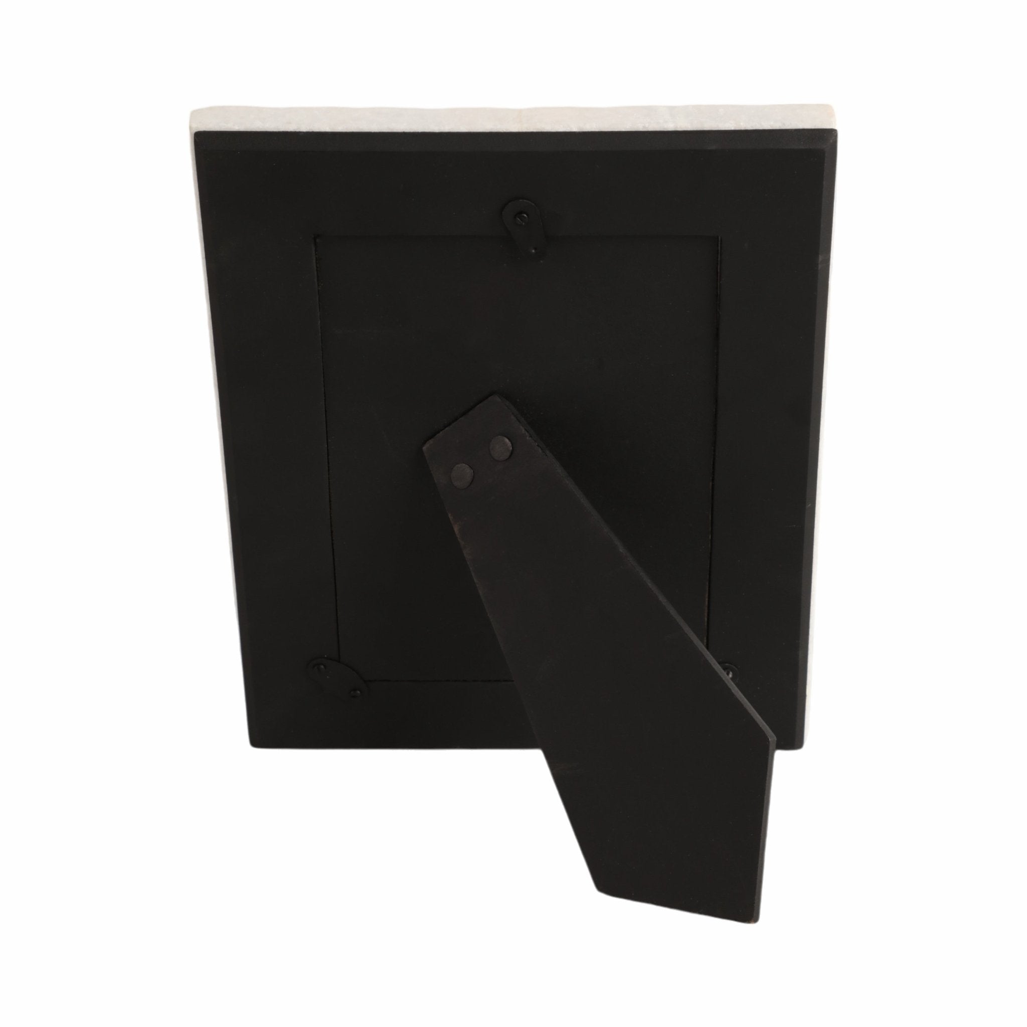 4x6 Marble Ridged Photo Frame, White Table Decors| Sagebrook Home
