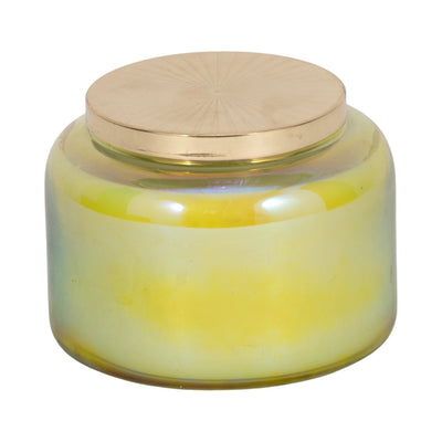 5" 23 Oz Verbena Luster Lidded Candle - Al Rugaib Furniture