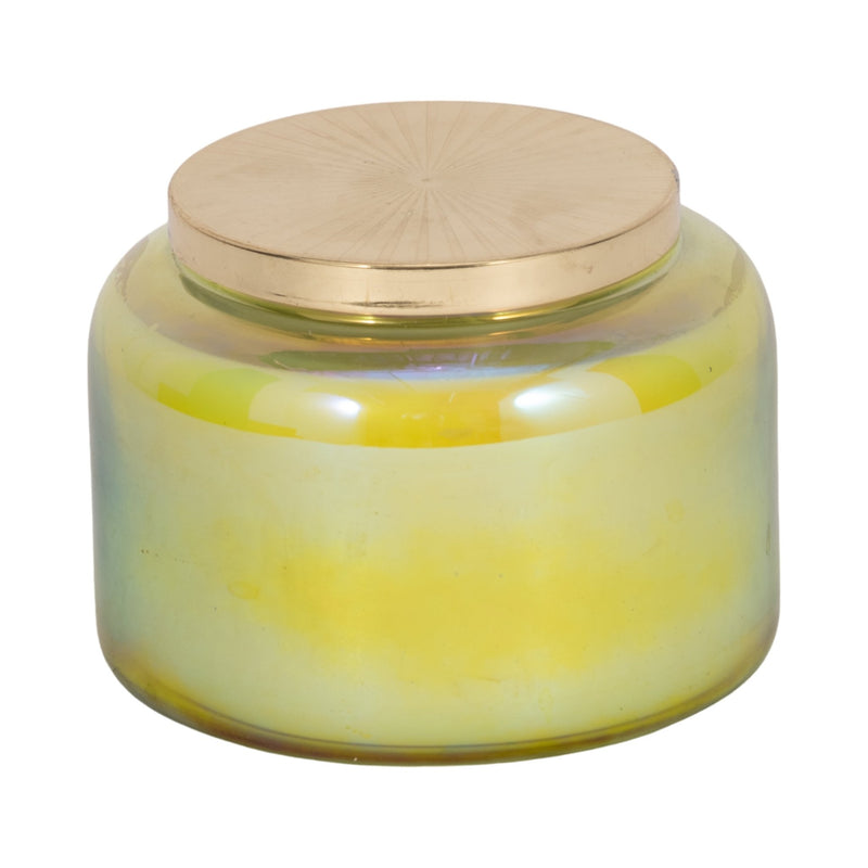 5" 23 Oz Verbena Luster Lidded Candle - Al Rugaib Furniture