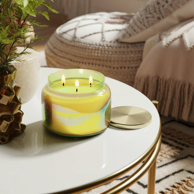 5" 23 Oz Verbena Luster Lidded Candle - Al Rugaib Furniture