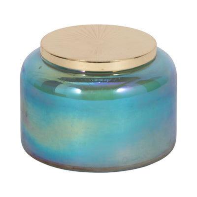 5" 23 Oz Verbena Luster Lidded Candle - Al Rugaib Furniture